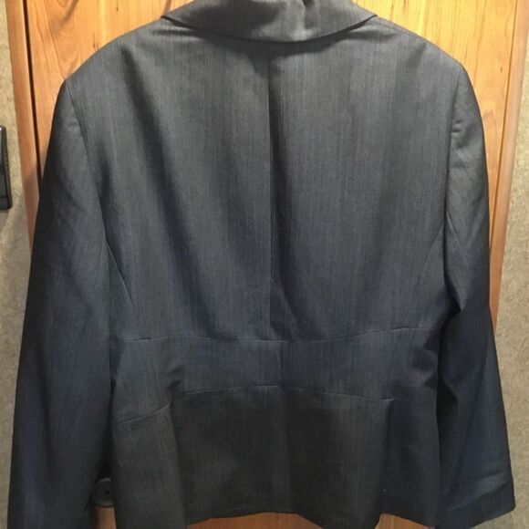 NWOT. Jones Studio Women’s Charcoal Blazer/Dress Jacket Sizes 12 and 14 - Picture 5 of 15